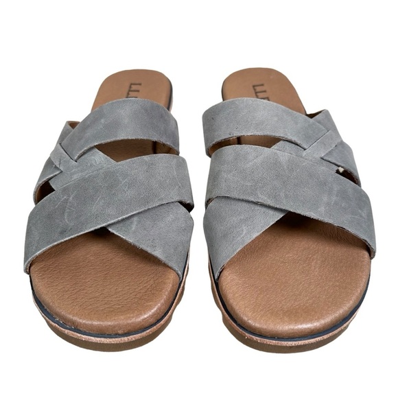 L.L. BEAN Lakewashed Nubuck Slide Sandals - Picture 5 of 9